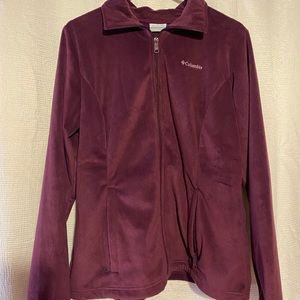 Columbia fuzzy zip up